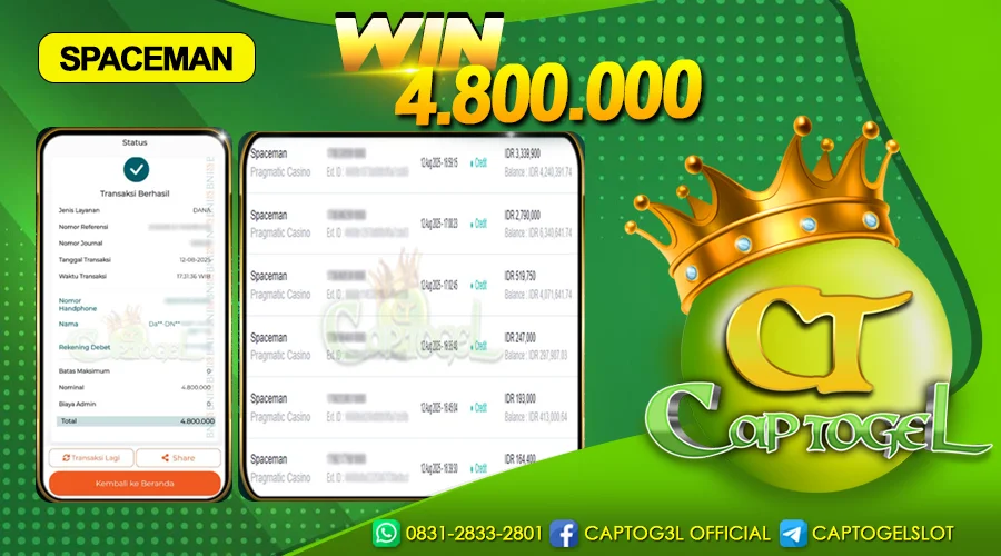 menang spaceman 4.800.000